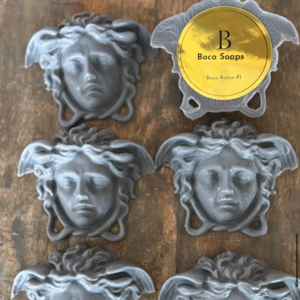 BocaSoaps Medussa heads patchouli lavender with cbd oil